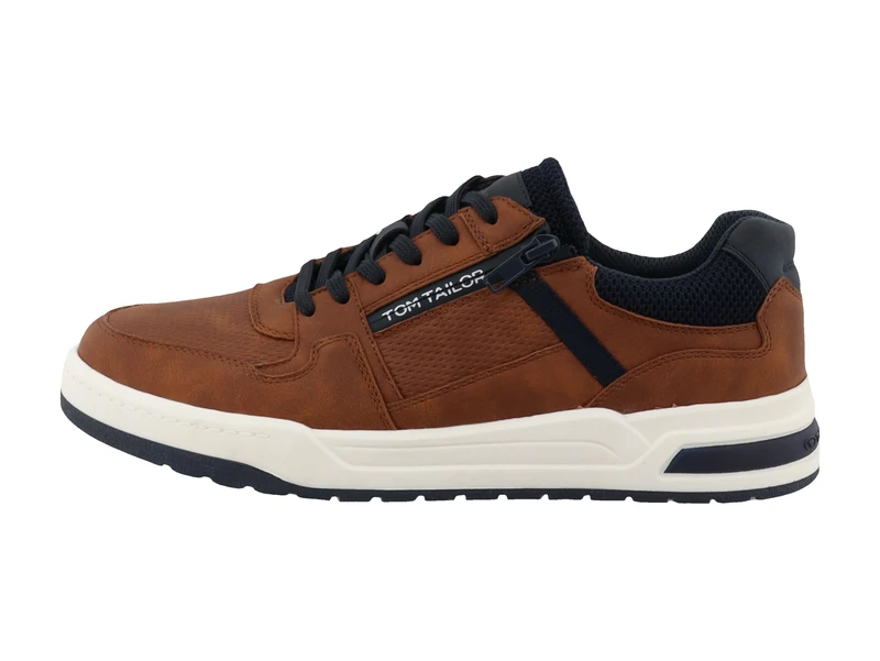 TOM TAILOR Men's 9580010003 Sneaker, Cognac, 8 UK