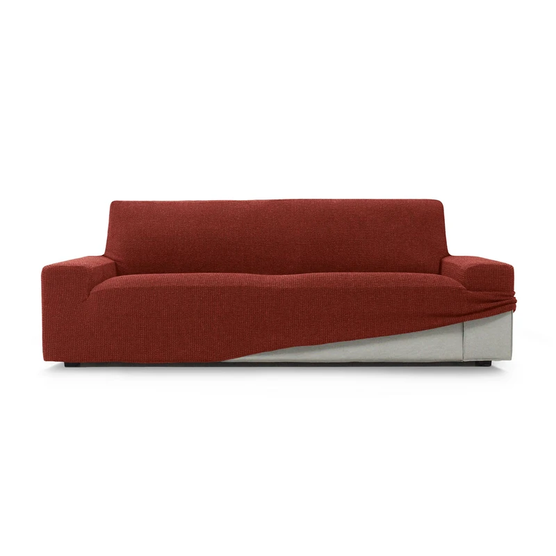 ECOMMERC3 Sofa, 4 Seater Sofa Cover, Super Elastic Soft Touch, Made in Spain – Caldera Colour Sofa Cover Includes Foam Sticks for Adjustment