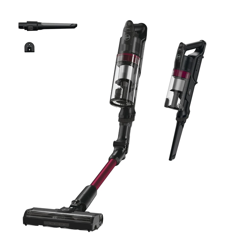 Hoover HF1P10HX 011 39401056, Cordless Stick Vacuum Cleaner, Black/Magenta