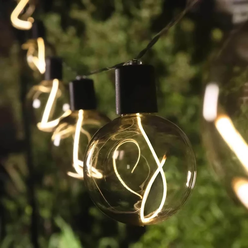 SolarCentre® Ballon USB Solar Outdoor Festoon Lights - Set of 20 - Powered by Leaf