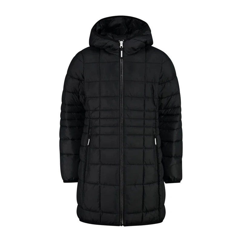 CMP Girl's Nylon Coat with Fixed Hood Vest Unisex – Children and Teenagers