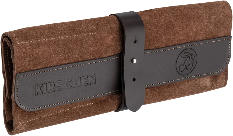 Kirschen Chisel Storage Bag - Chisel Storage Tool Bag for up to 12 Chisels Tool Roll Bag with Leather Cutting Protection 3501100 - Image 1