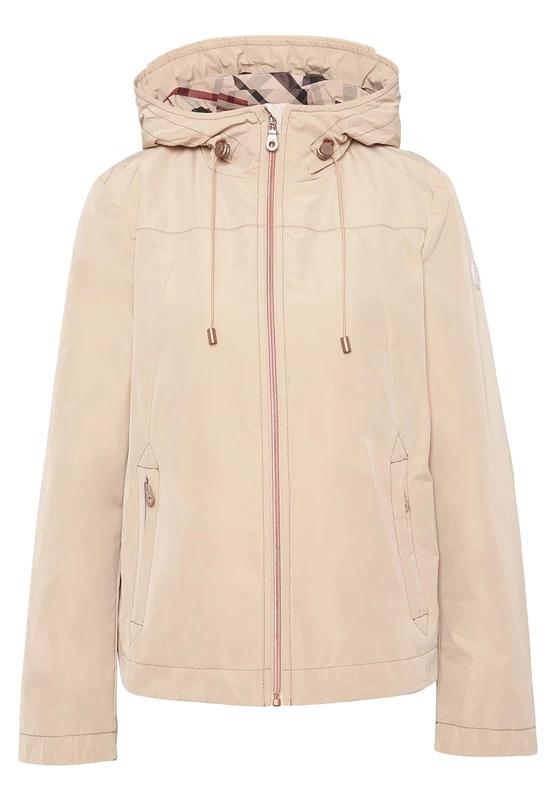Gil Bret Women's Summer Jacket with Hood, beige, 14