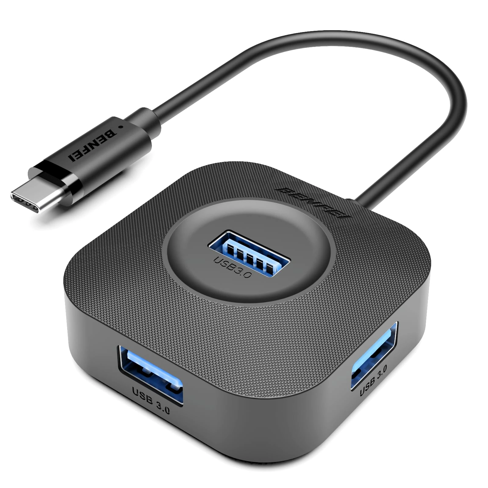 BENFEI USB C Hub, 4 Ports USB 3.0 Hub with 5Gbps Data Transfer, USB C Splitter for Type C MacBook, Mac Pro, iMac, Surface, XPS, Flash Drive, Mobile HDD