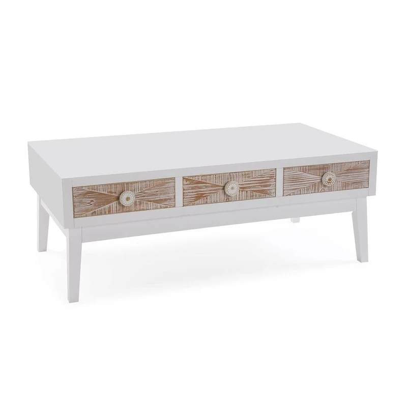 Versa Sira Pine Wood MDF Coffee Table 60 x 41 x 110 cm