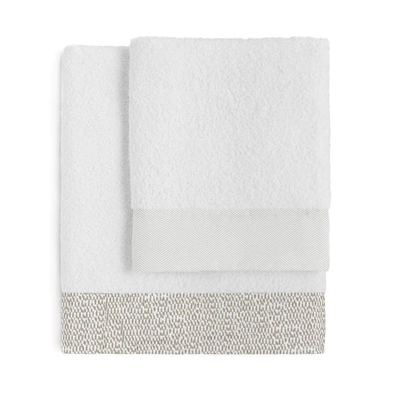 HappyFriday Towel Set Light Multicolor 2 Pieces - Image 1
