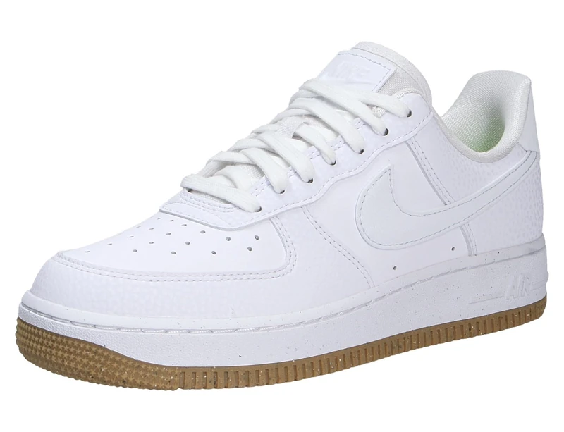 NIKE FN6326-100 Air Force 1 '07 Next Nature Women White/Football Grey-Gum Light Brown UK 3.5