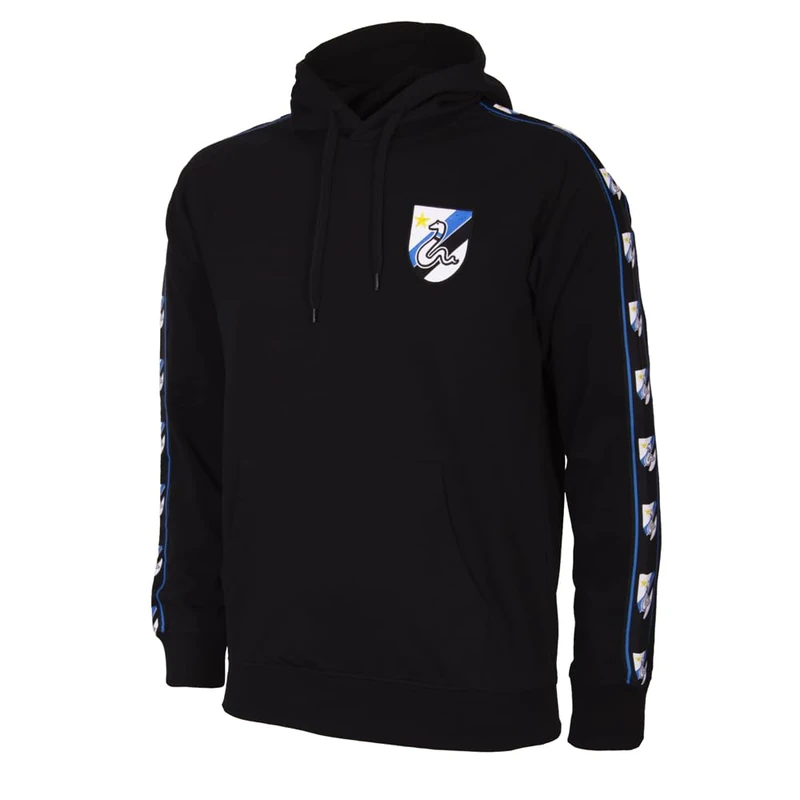 Inter Taper Hooded Sweater Tracksuit Sweatshirt, Black, M