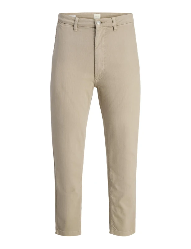 JACK & JONES Men's Jprccmarco Jjfrank Chino Trousers Noos, Plaza Taupe, 31 W/32 L