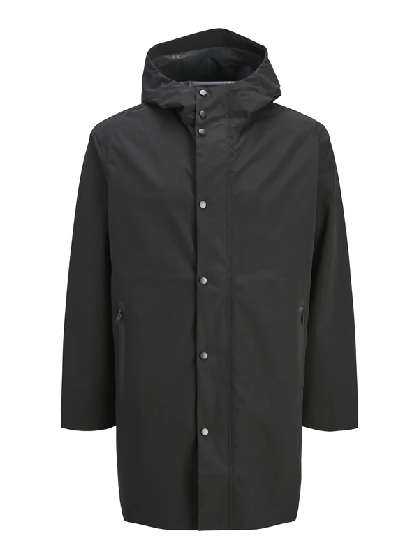 JACK & JONES Men's Jprccreagan Tech Rain Coat, Black, M