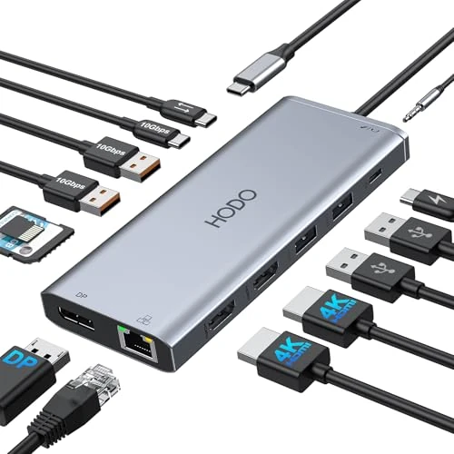 HODO Docking Station - Universal Laptop Charging & Connectivity Hub