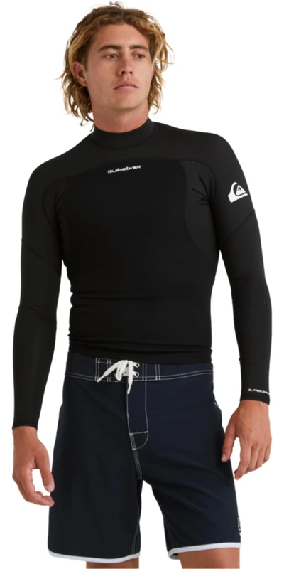 Quiksilver Long Sleeve Wetsuit Top PROLOGUE 1MM LS JACKET Men Black L