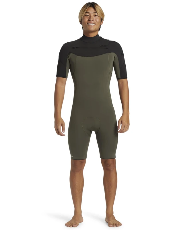 Quiksilver Short Sleeve Spring Suit EVERYDAY SESSIONS 2/2 SS SP CZ Men Brown S