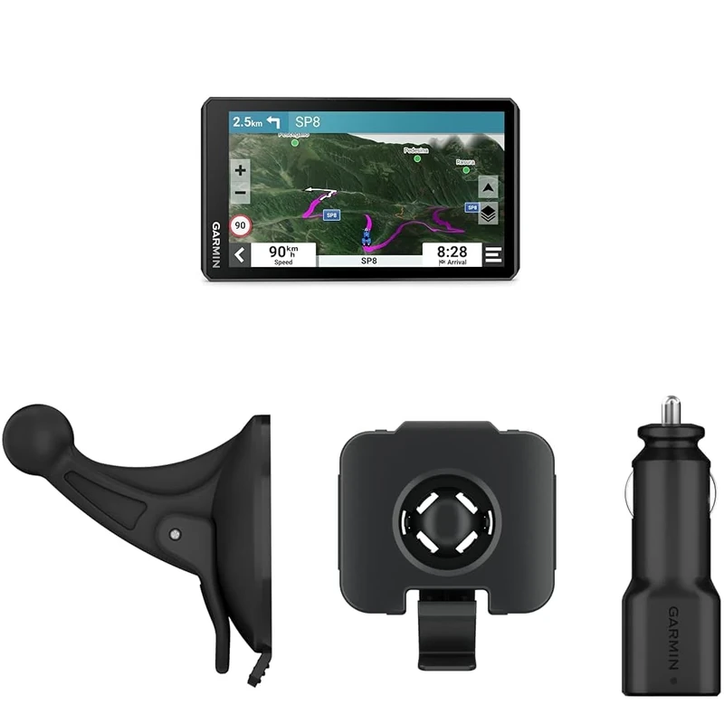 Garmin zūmo XT2 rugged All-Terrain Motorcycle Sat Nav, Bright 6” Display & Automotive Mount
