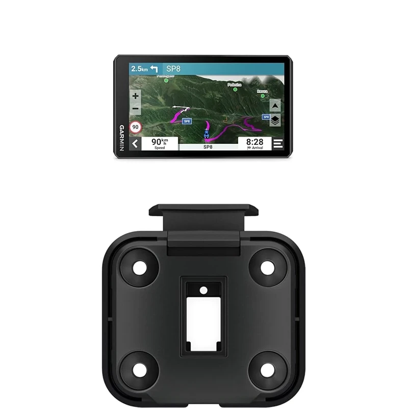 Garmin zūmo XT2 rugged All-Terrain Motorcycle Sat Nav, Bright 6” Display & Mounting Bracket