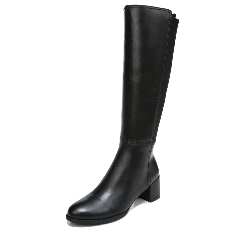 Naturalizer Women's Boots - Brent, Black Wr Wide Calf, UK 5, Wide Fit