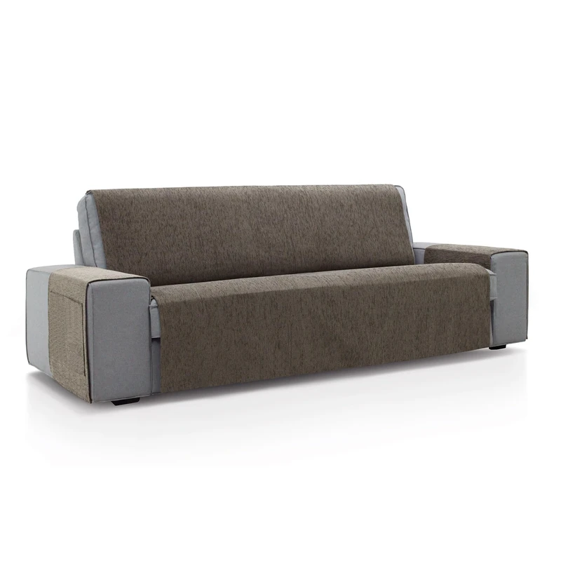 ECOMMERC3 | Sofa Cover Size 4 Seater 190x220 cm - Soft Touch Suede Sofa Cover 100% Made in Spain