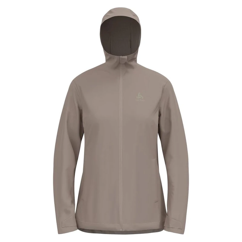 Odlo Women's Regenjacke Damen Aegis 2.5l Waterproof I Wasserdichte Hardshell Jacke I Wanderjacke Outdoor Jacket, Cinder, XL