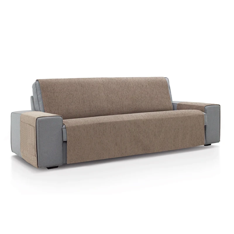 ECOMMERC3 | 2 Seater Sofa Cover Size 115 x 220 cm - Soft Touch Linen Sofa Cover 100% Made in Spain