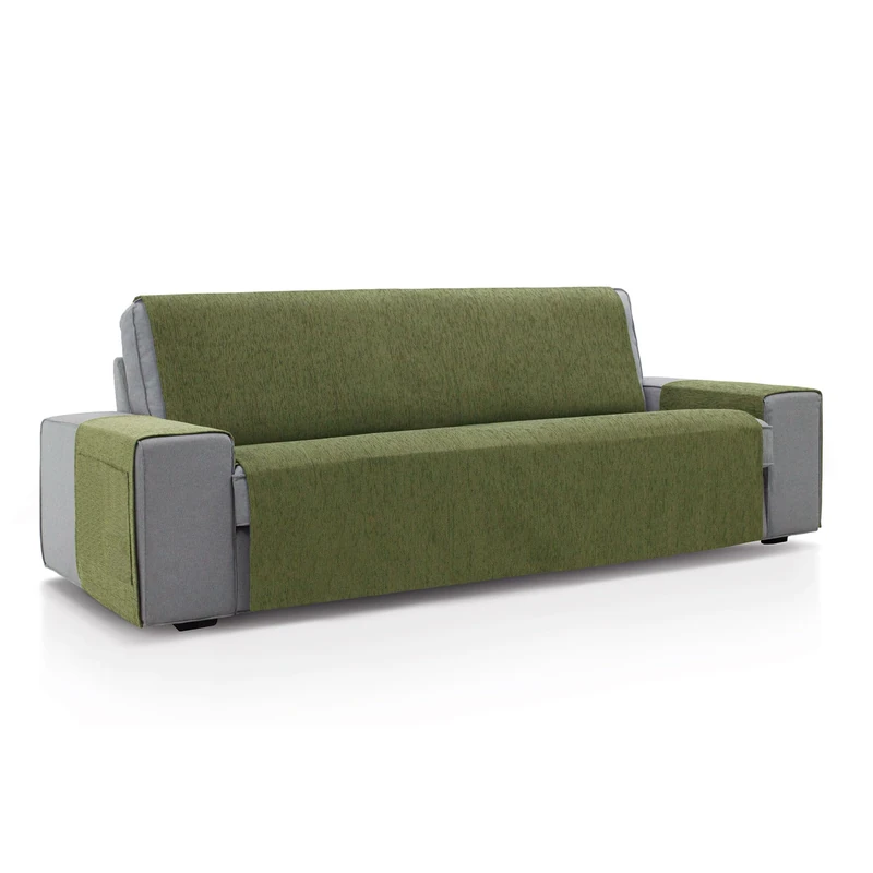 ECOMMERC3 | 2 Seater Sofa Cover Size 115 x 220 cm - Green Soft Touch Sofa Cover 100% Made in Spain - Image 1