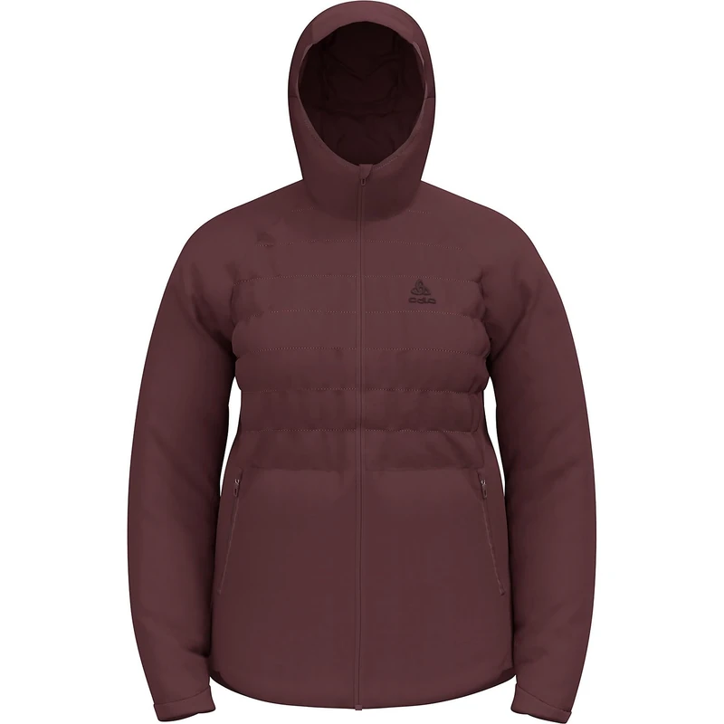 Odlo Ascent S-Thermic Hooded Rain Jacket, Women's Waterproof Hardshell Jacket, Hiking Jacket