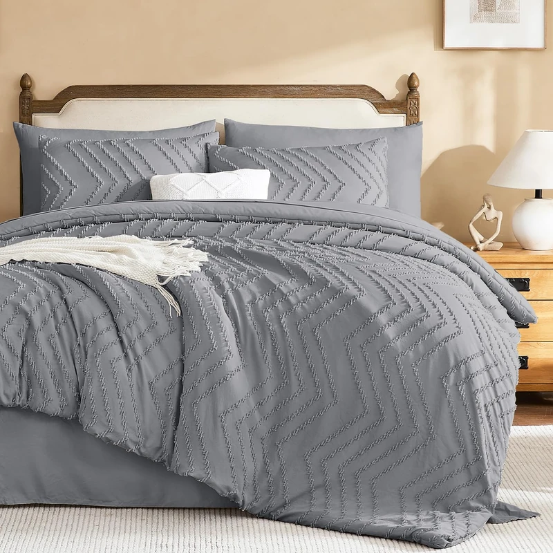 Litanika Queen Comforter Set with Sheets, 7 Pieces Boho Bed in a Bag