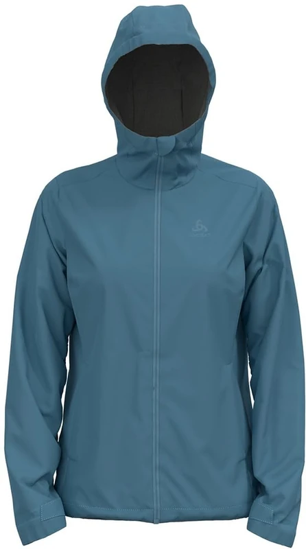 Odlo Women's Regenjacke Damen Aegis 2.5l Waterproof I Wasserdichte Hardshell Jacke I Wanderjacke Outdoor Jacket, Provincial Blue, L