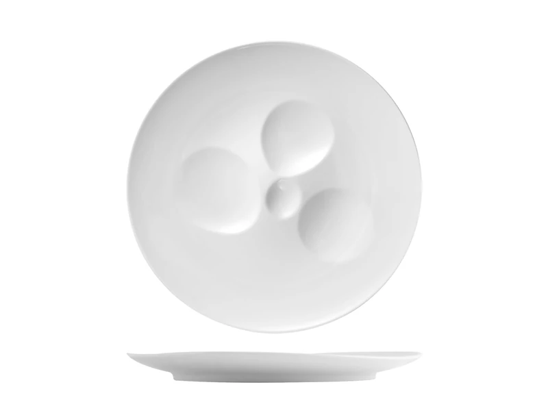 H&H Set of 2 Porcelain Selection Plates 26 cm