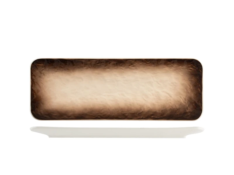 H&H Set of 6 Rectangular Eclipse Plates 24.5 x 7.5 cm