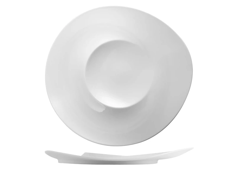 H&H Set of 2 Porcelain Selection Plates 31.5 cm - Image 1