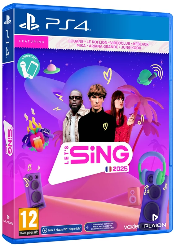 KOCH MEDIA Playstation 4 Let's Sing 2025 Video Game - Brand EAN: 4020628582357