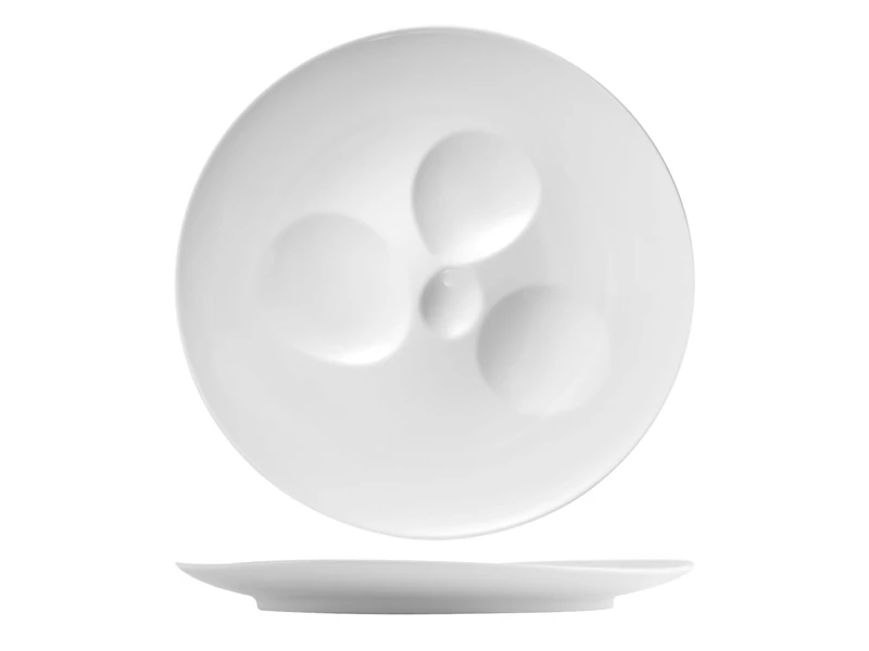 H&H Set of 2 Porcelain Selection Plates 30.7 cm - Image 1