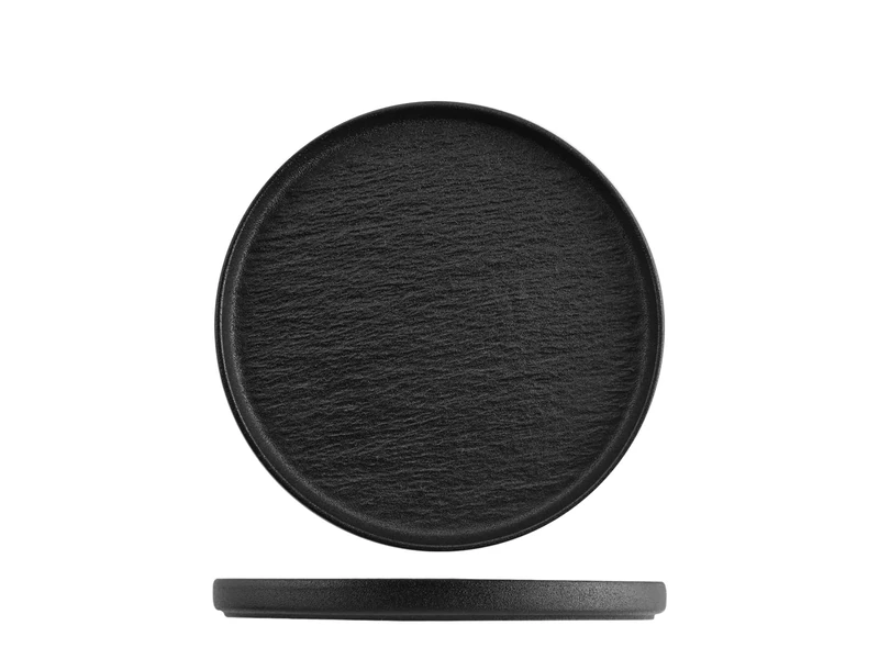 H&H Set of 6 Skin Plates 20.5 cm Black
