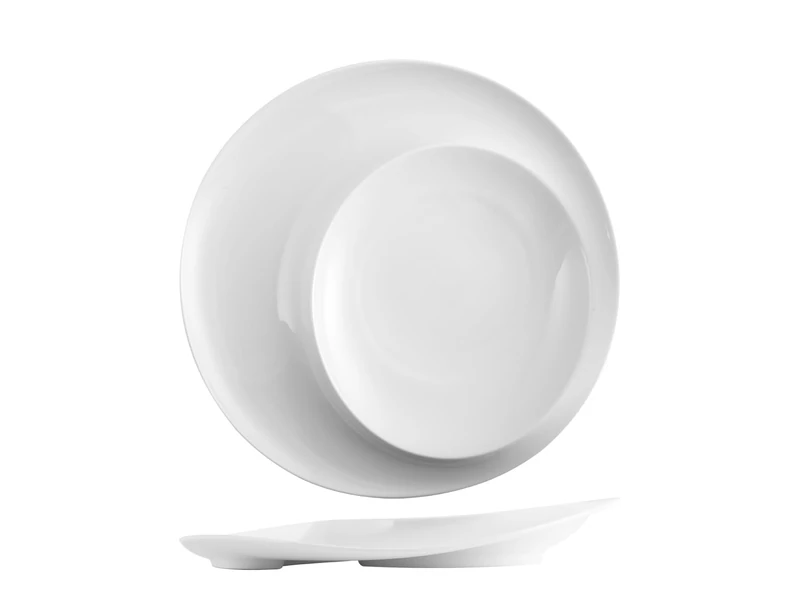 H&H Set of 2 Porcelain Selection Plates 25.6 cm