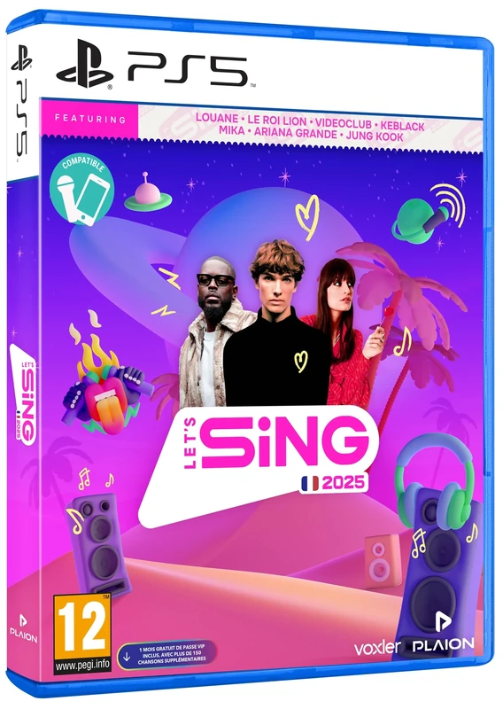 KOCH MEDIA Playstation 5 Let's Sing 2025 (FR) Video Game - Brand EAN: 4020628582326