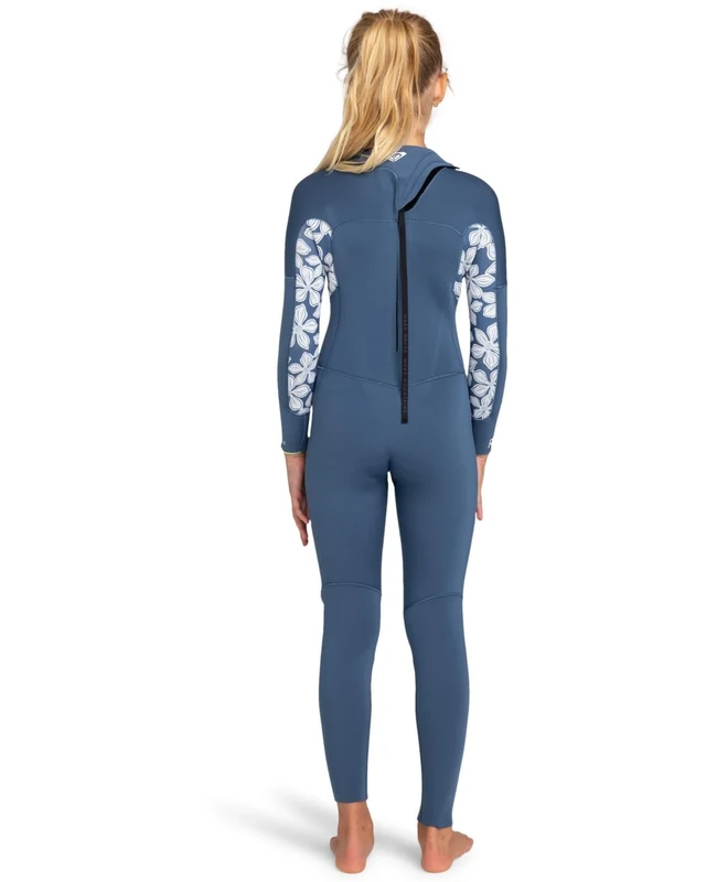 Roxy Back Zip Wetsuit 4/3 SWELL SERIES GIRL BZ GBS Girls Blue 16G