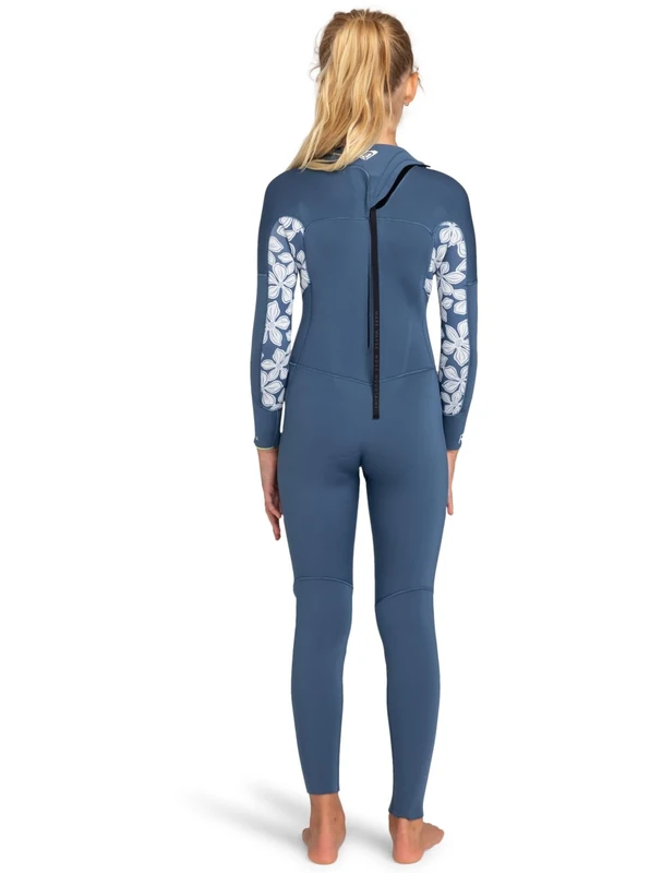 Roxy Back Zip Wetsuit 3/2 SWELL SERIES GIRL BZ GBS Girls Blue 8G