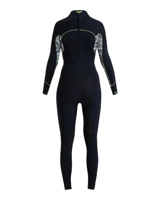 Roxy Back Zip Wetsuit 3/2 SWELL SERIES BZ GBS Young Womens White 14
