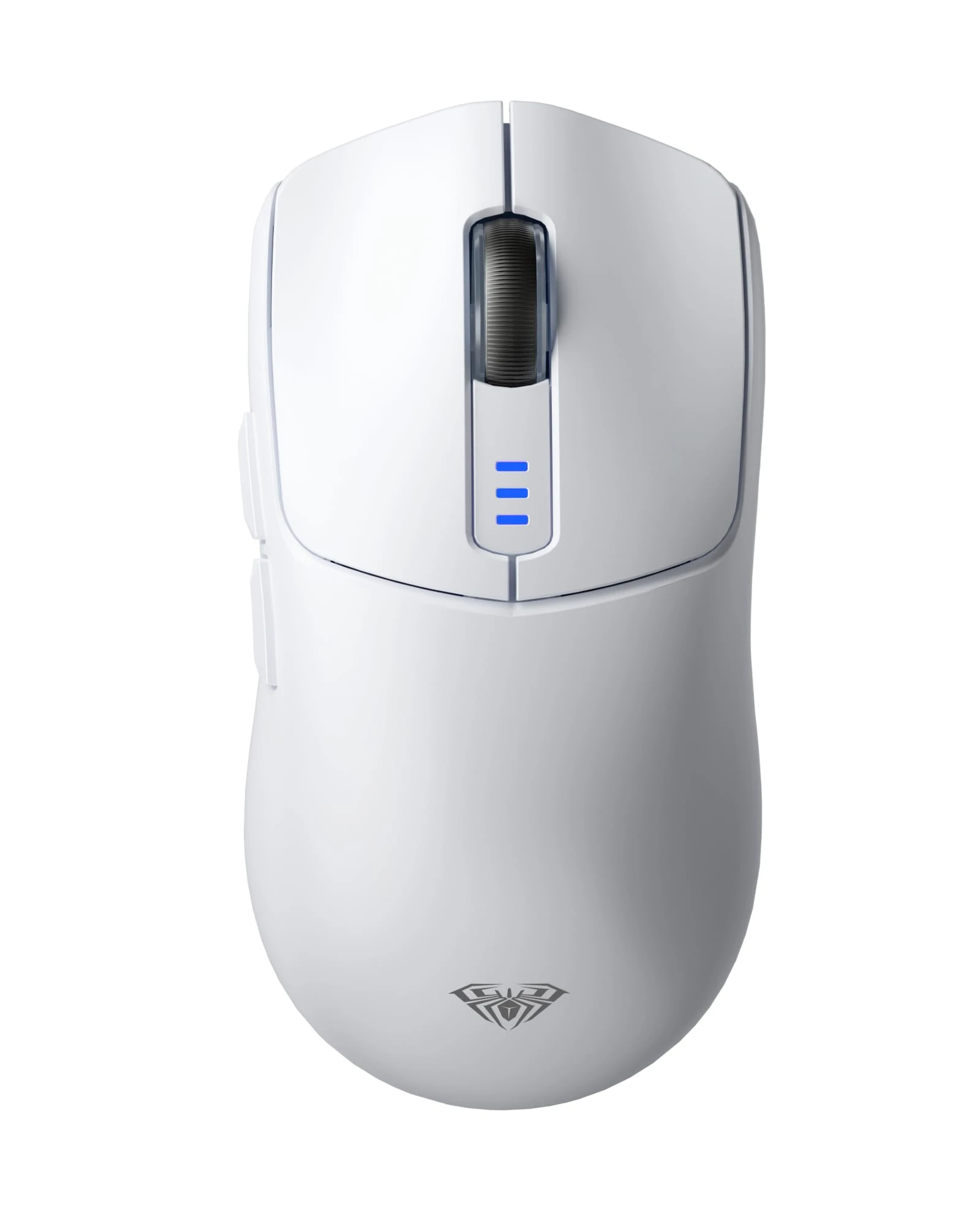 AULA SC580 Wireless Gaming Mouse,Tri-Mode Computer Mouse with 6 Adjustable DPI Levels Up to 12000,Lightweight Gaming Mice,Programmable Buttons,Rechargeable Wireless Mouse for Laptop (White)