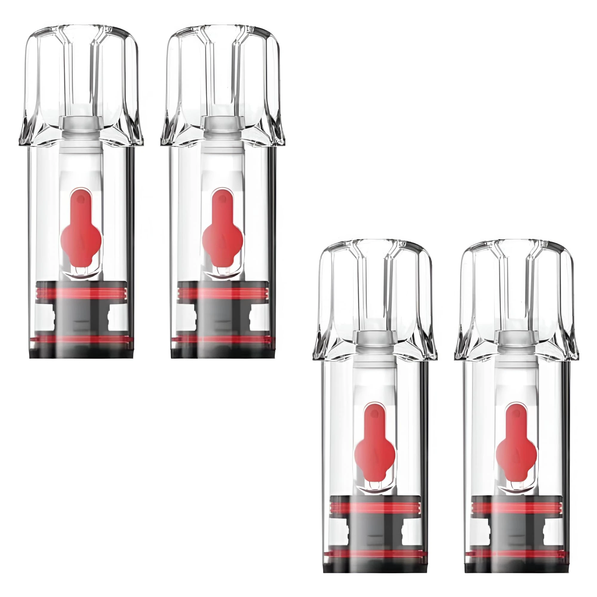 SKE Crystal Plus Refillable Replacement Pod (1.1ohm) - 4 Pack - No Nicotine