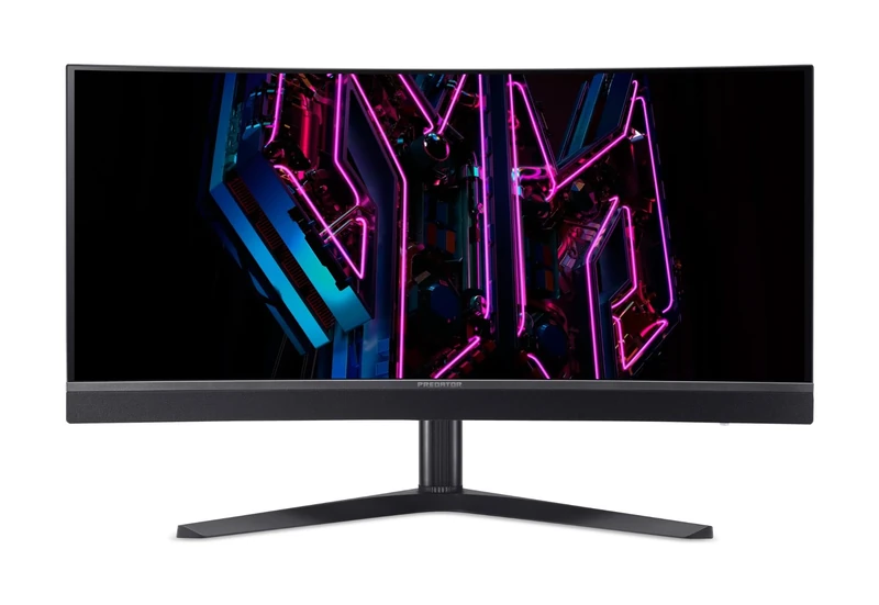 acer Predator X34Vbmiiphuzx Wide Quad HD 34" Curved OLED Gaming Monitor - Black
