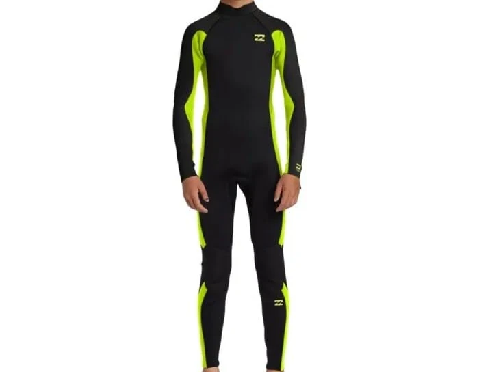Billabong Back Zip Wetsuit 403 FOIL BZ GBS FULLSUIT Boys Multi 16
