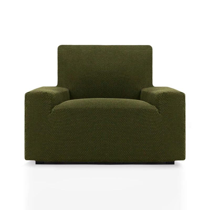 ECOMMERC3 | Sofa Cover Size 1 Seater 70-110 cm Sofa Effect New - Sofa Cover Grass Colour Easy Installation Fit