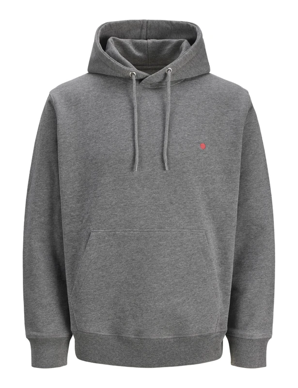 R.D.D. ROYAL DENIM DIVISION Men's Rddkalid Hooded Sweat L/S Noos, grey melange, M