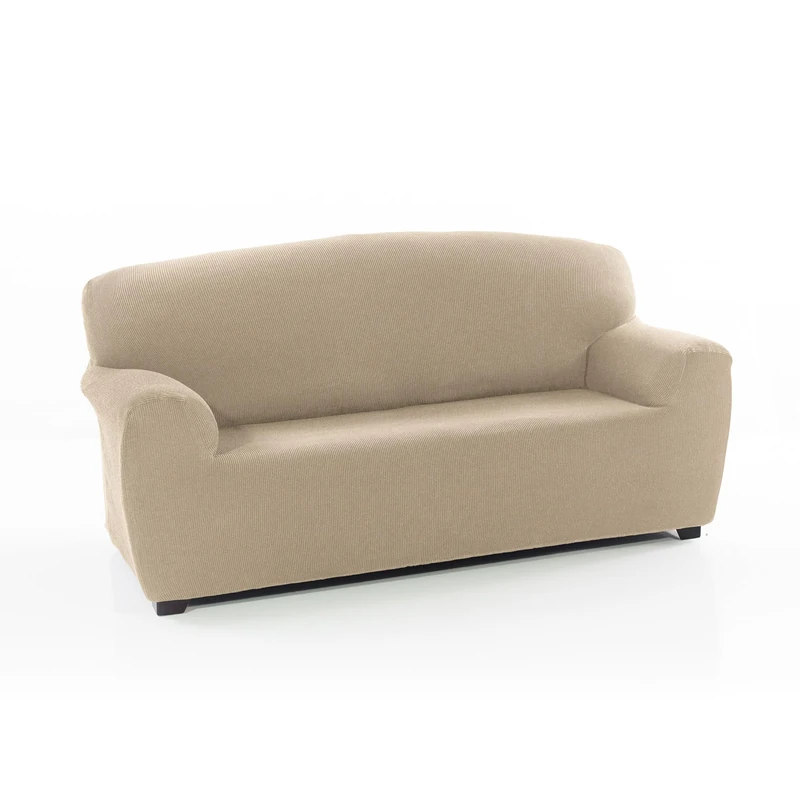 ECOMMERC3 | Sofa Cover Size 4 Seater 220-260 cm New Sofa Effect - Beige Sofa Cover Easy Installation Fit