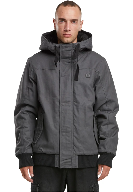 Brandit Men's Essential Jacket, Charcoal, M