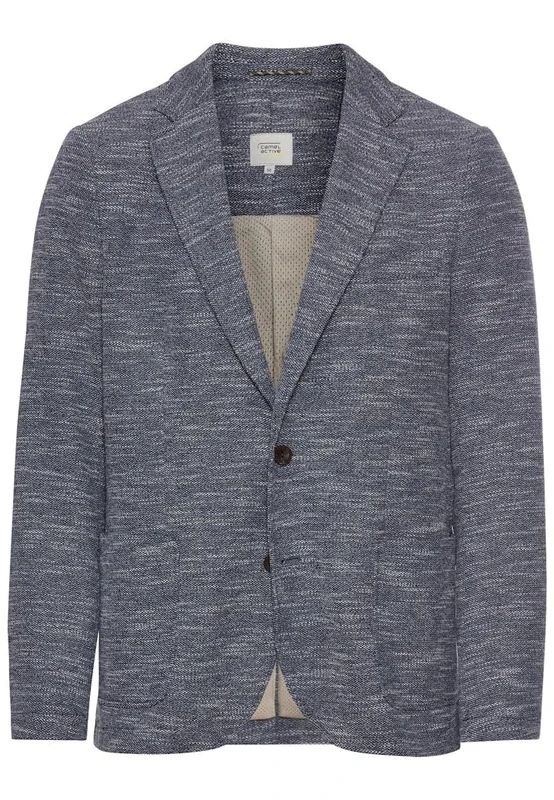camel active Men's 442685-5i84 Casual Blazer, darkblue, 44S