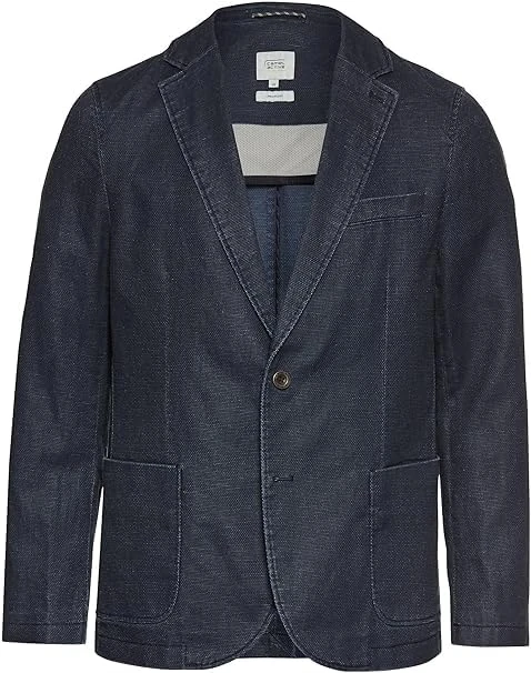 camel active Men's 442695-5i85 Casual Blazer, darkblue, 44S
