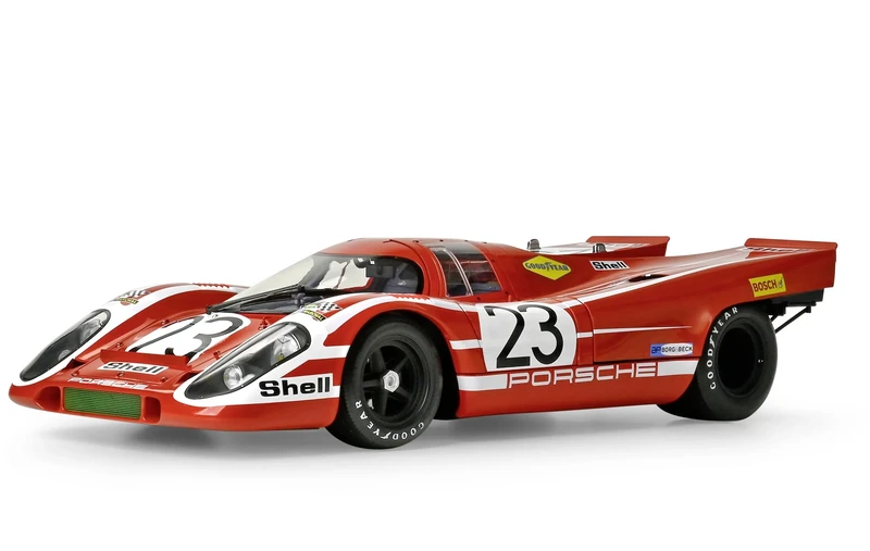 IXO Collections 520010119 1:8 IXO Porsche 917KH #23 Salzburg, Light Function, kit, Standing Model Building