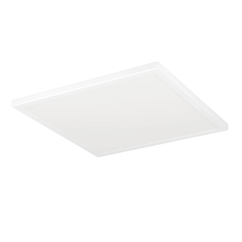 Eglo Connect.z Smart Home LED Bathroom Ceiling Light Rovito-Z, ZigBee, app and Alexa Voice Control, Warm White-Cold White, RGB, dimmable Ceiling lamp, White, IP44, 39x39 cm